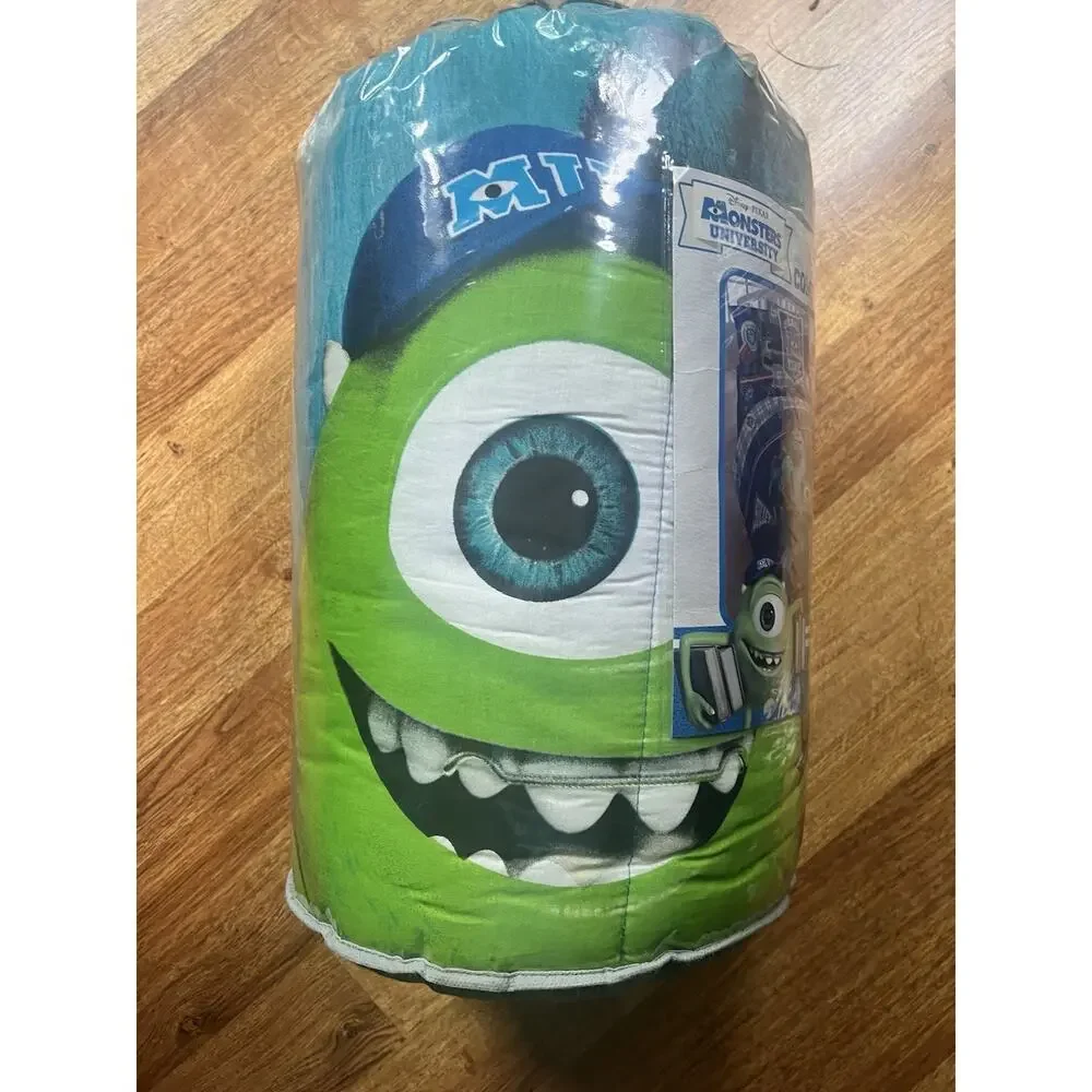 Disney Pixar Monster University 3 Piece Comforter Set Sham Bed Skirt NEW